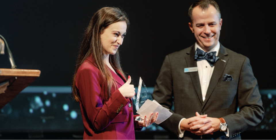 Celebrate Award winner with Bob Doyle